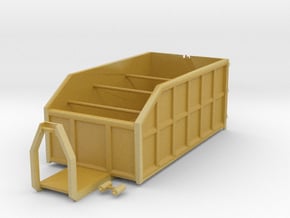 H0 1:87 Abrollcontainer mit Kranplattform in Tan Fine Detail Plastic