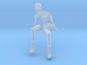 1/20 Misato Sitting Pose in Clear Ultra Fine Detail Plastic