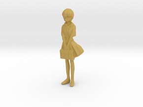 1/35 School Girl in Uniform in Tan Fine Detail Plastic
