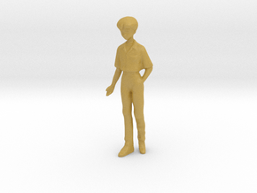 1/43 School Boy in Uniform in Tan Fine Detail Plastic