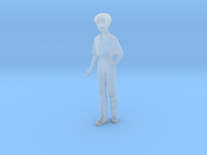 1/43 School Boy in Uniform in Clear Ultra Fine Detail Plastic