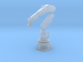 1/24 Pose-able Robot Arm V1  in Clear Ultra Fine Detail Plastic