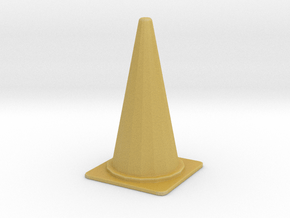 1/24 Large Traffic Cone (70 cm Type) in Tan Fine Detail Plastic