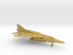 1:222 Scale MiG-23M Flogger (Loaded, Deployed)i in Tan Fine Detail Plastic