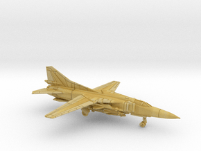 1:222 Scale MiG-23M Flogger (Loaded, Deployed)o in Tan Fine Detail Plastic