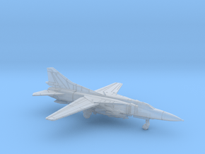 1:222 Scale MiG-23M Flogger (Loaded, Deployed)o in Clear Ultra Fine Detail Plastic