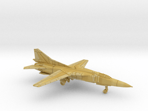 1:222 Scale MiG-23M Flogger (Clean, Deployed)o in Tan Fine Detail Plastic