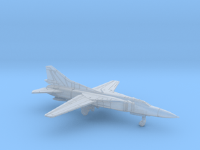 1:222 Scale MiG-23M Flogger (Clean, Deployed)o in Clear Ultra Fine Detail Plastic