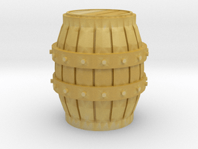 1/35 Wine Barrel for Diorama in Tan Fine Detail Plastic