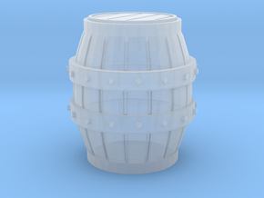 1/35 Wine Barrel for Diorama in Clear Ultra Fine Detail Plastic