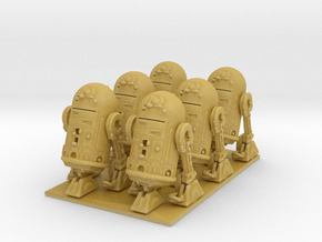 1/72 Spaceship Diorama Robots in Tan Fine Detail Plastic