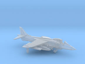 1:222 Scale Harrier GR.1 (Loaded, Stored) in Clear Ultra Fine Detail Plastic