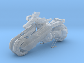 1/18 Three Wheels Motorcycle Sci-Fi in Clear Ultra Fine Detail Plastic