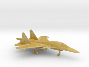 1:222 Scale Su-34 Fullback (Clean, Deployed) in Tan Fine Detail Plastic
