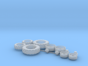 H0 1:87 Reifen für Fendt 206 in Clear Ultra Fine Detail Plastic