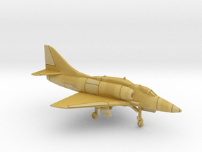 1:200 Scale A-4F Skyhawk (No Fuel Rod) in Tan Fine Detail Plastic
