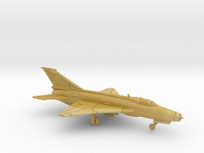 1:222 Scale J-7E Fishbed (Clean, Deployed) in Tan Fine Detail Plastic