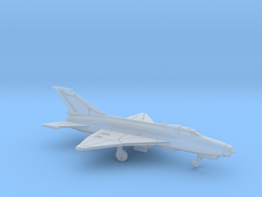 1:222 Scale J-7E Fishbed (Clean, Deployed) in Clear Ultra Fine Detail Plastic