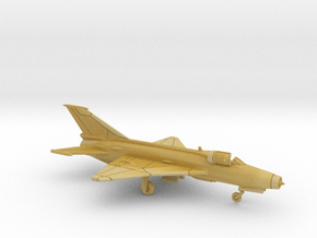 1:222 Scale J-7E Fishbed (Clean, Stored) in Tan Fine Detail Plastic