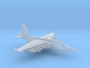 1:222 Scale Su-25 Frogfoot (Loaded, Deployed) in Clear Ultra Fine Detail Plastic