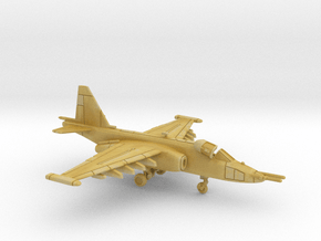 1:222 Scale Su-25 Frogfoot (Clean, Stored) in Tan Fine Detail Plastic