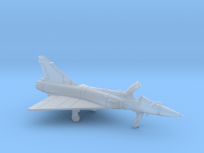 1:222 Scale Mirage 2000-5 (Clean, Stored) in Clear Ultra Fine Detail Plastic