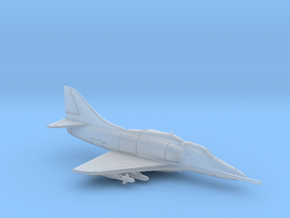 1:100 Scale A-4F Skyhawk (Loaded, Gear Up) in Clear Ultra Fine Detail Plastic