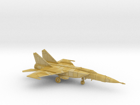 1:222 Scale MiG-25PD Foxbat (Clean, Deployed) in Tan Fine Detail Plastic