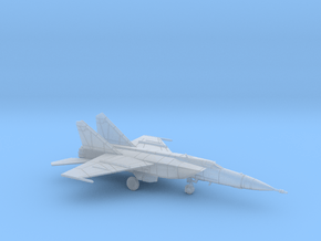 1:222 Scale MiG-25PD Foxbat (Clean, Deployed) in Clear Ultra Fine Detail Plastic
