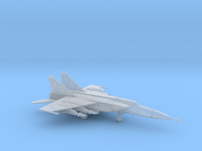 1:222 Scale MiG-25PD Foxbat (Loaded, Deployed) in Clear Ultra Fine Detail Plastic