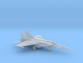 1:222 Scale MiG-25PD Foxbat (Clean, Stored) in Clear Ultra Fine Detail Plastic