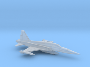 1:100 Scale F-5E Tiger II (Loaded, Gear Up) in Clear Ultra Fine Detail Plastic