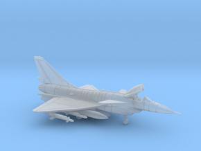 1:222 Scale J-10A Firebird (Loaded, Deployed) in Clear Ultra Fine Detail Plastic