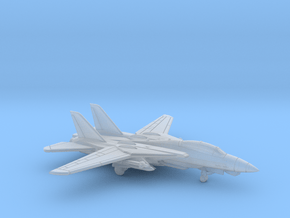 1:250 Scale F-14D Super Tomcat (Loaded, Wings Out) in Clear Ultra Fine Detail Plastic