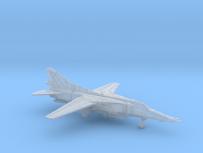 1:222 Scale MiG-27K Flogger (Loaded, Deployed)o in Clear Ultra Fine Detail Plastic