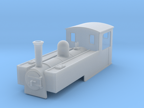 OO9 replacement body for liliput 0-6-2t  in Clear Ultra Fine Detail Plastic