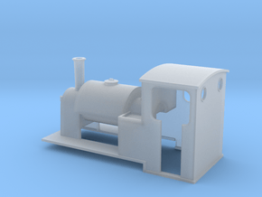 5.5 mm scale saddle-tank loco   in Clear Ultra Fine Detail Plastic