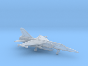 1:222 Scale Mirage F1C (Loaded, Deployed) in Clear Ultra Fine Detail Plastic