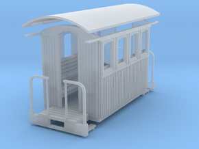 HOn30 Small 4w passenger car in Clear Ultra Fine Detail Plastic