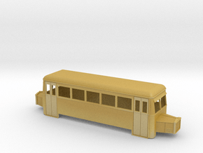 O9/On18 rail bus bogie (short) in Tan Fine Detail Plastic