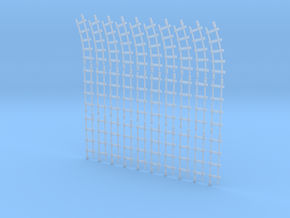 HOn4.5 Track (dummy) 30 pieces  in Clear Ultra Fine Detail Plastic