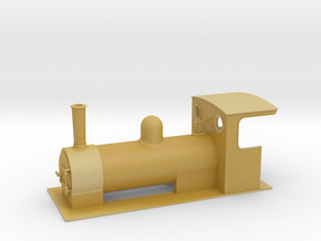 009 colonial style tender loco 2 in Tan Fine Detail Plastic