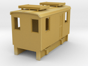 OO9 Cheap and Easy Early IC loco US Boxcab in Tan Fine Detail Plastic