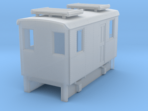 OO9 Cheap and Easy Early IC loco US Boxcab in Clear Ultra Fine Detail Plastic