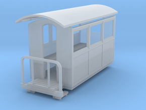 009 small closed  coach in Clear Ultra Fine Detail Plastic