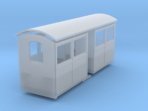 009 small closed coach centre entrance   in Clear Ultra Fine Detail Plastic