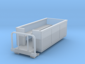 OO9 Small open coach in Clear Ultra Fine Detail Plastic