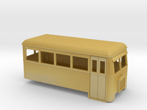 009 short single-ended railbus  in Tan Fine Detail Plastic