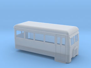 009 short single-ended railbus  in Clear Ultra Fine Detail Plastic