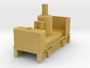 OO9 cheap and easy vertical boiler loco in Tan Fine Detail Plastic